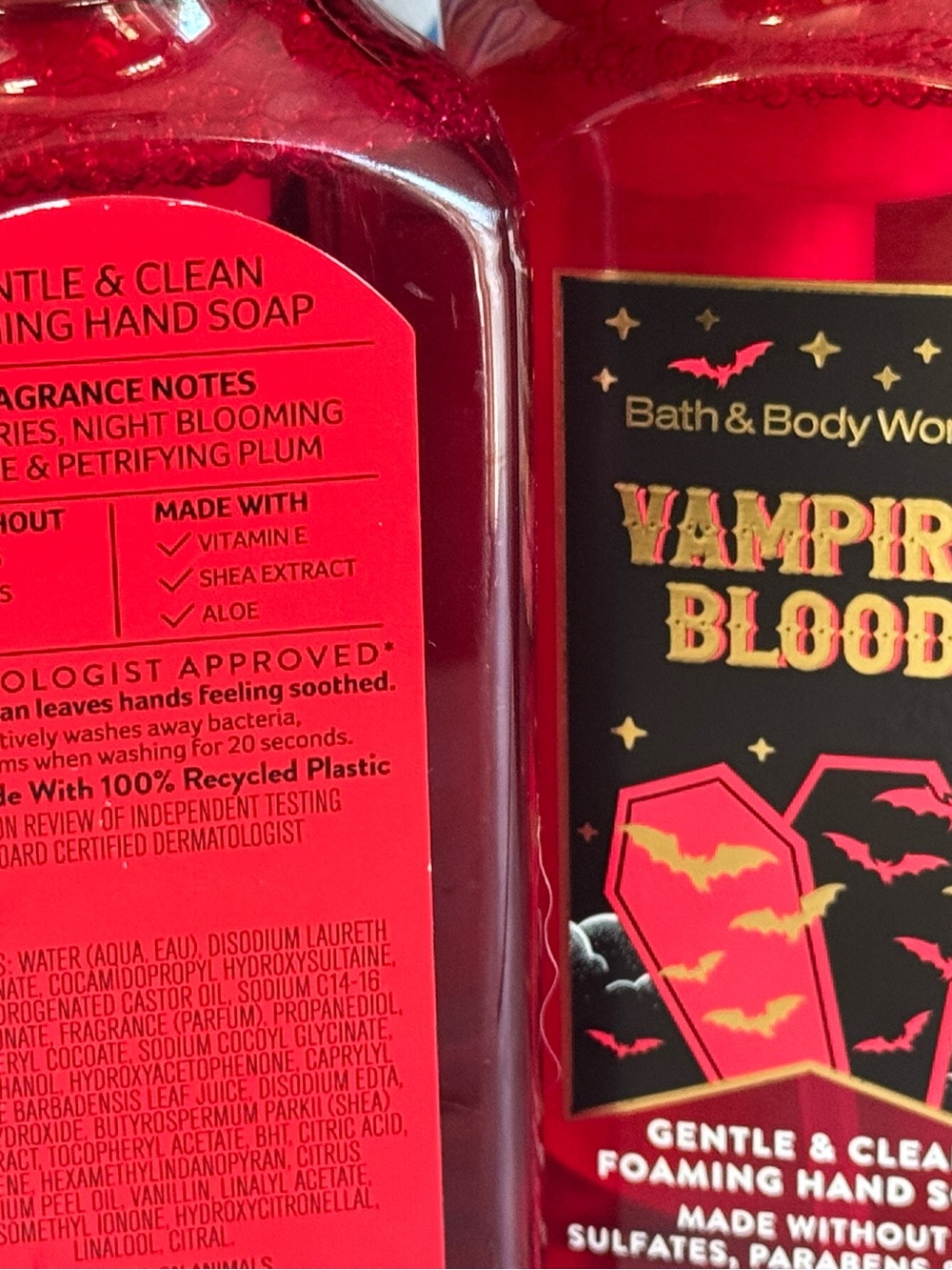 NEW B&BW (2) Vampire Blood Foaming Hand Soaps - Picture 2 of 2